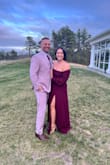 I wore this gown for a spring wedding in New England and it was perfect. Highly recommend taking the sizing quiz for each dress you purchase. It's always been accurate for me and it prevents me from having any unwanted returns! - Megan R.