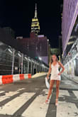 I wore this for a night out in NYC on my bachelorette weekend. Comfortable, sleek, and sexy! - Laura S.