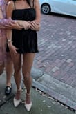 The quality of the fabric exceeded my expectations. This romper can be dressed up with heels or dressed casually with strappy sandals. Love it! - Lourdes W.