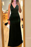 I love the style of this dress but the fit was awful. I originally bought a small to fit my torso. I had to size up to a large to get it to fit right around my hips. Then the top was huge, had to completely alter it and it still doesn't look quite right. If you are on the curvier/athletic build side, I wouldn't recommend it. Pic attached is of the small. - Sydney W.