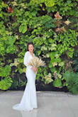 I felt absolutely beautiful in this dress! I had to get it hemmed in length and the arms but that's it!! It was simple, classic, and elegant. So many compliments and it was incredibly comfortable. 10 outta 10! Also, you can't beat the price! - Karly M.