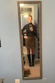 Love the color, material, and length of this skirt. The only thing I found after wearing it for a little bit, was that the liner kept riding up so I had to keep adjusting. - Stacy W.