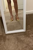 Love them. They run a little large. They are very shiny so fancier than I expected. But I like them. I found a matching clutch handbag online that matches the color & shine. - Lisa F.