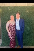 Bought this dress because it was on clearance and ended up really liking it. The XL fits well on my lower body but was a little loose on my chest/under my armpits. I received several compliments throughout the night. - Sutton H.