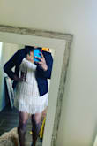 The dress fit amazing and looked amazing. The only reason I didn't keep it was another dress I really wanted to fit perfectly as well. It really looked amazing to me with a blazer. - Shamiah C.