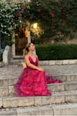 It's a beautiful dress that is easy to take to a destination party as it hides wrinkles and does not need to worry about ironing. A little long but with high heels, it was perfect. - Stase M.