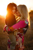 I bought this dress for family pictures. All the colors in it gave me lots of options for colors for my boys to wear. The colors looked perfect with the sunset as well. - Kristin H.