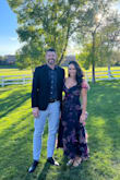 This dress was perfect for a fall wedding. The print is even more beautiful in person. It wasn't a midi on me as I am 5'4" and hit right above the ankles. The ruffles were so elegant and fun to dance in! - Andrea M.