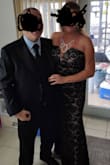 I had our niece's wedding that was black tie and I wore this dress for it. It was so comfortable and a little bit on the bigger size. I'm 5'6" 157lbs. and a 36D. I used the stickies that held me up and I bought them in the past from Amazon. They are my go-to! I really love this dress and I received so many compliments on it, as well. I loved the fact that there was no zipper. That's why I ordered the XLarge. Lulus dresses normally have a zipper and I have a wide rib cage and even though the dress always fits me in a Large, I sometimes have to battle with the zipper. That and I am tall and I wore about 2.5-inch heels. I definitely recommend this. - Kathy S.
