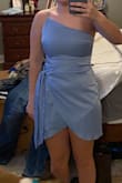 The dress runs a little tight in the bust area but it fits so well on my torso! - Abbi-Kate D.
