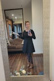 I was looking for a dress that was elegant and simple. I chose this one and 2 others and kept this one. The wedding was outside in October and it was perfect. Even dancing the night away I didn't get sweaty although the material feels thicker. It was slightly loose on the forearms but by no means did it look terrible. I didn't have to wear a bra (even after having 3 kids) and it was more than enough support. - Melinda B.
