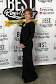 The dress was perfect. Received multiple comments on the style of the dress. I am naturally cold so I loved the sleeves. The material allowed me to sit without worrying about ripping the dress. - Brandy F.