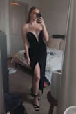 I loved this dress! It was my favorite from the haul. Has nice stretch throughout. Runs a bit large but not enough to return or exchange for another size. - Auburn M.