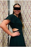 I love this beautiful dress! So comfortable and stylish! I love the cutouts and the flowynes! I highly recommend this dress! - Elenora J.