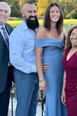 I love everything about this dress. The material is great, it fits really nicely, and I got a ton of compliments. I'm glad I didn't size up because the medium would have been too big. The only thing to note- you can't lift your arms higher than your shoulders so dancing was a bit hard. - Danielle L.