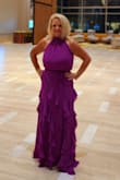 I was looking for a specific color for an event and it appeared online after a quick search. The price was reasonable and I had nothing to lose by placing an order because I had a few other dresses already hanging in my closet. It arrived on time and fit perfectly without any alterations. That is incredibly rare! Everyone gave compliments that evening. The dress held up well all night. My only complaint: it may be too memorable to wear again in the near future. Ha! I hope you love it as much as I do! - Katherine W.