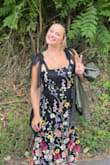 I had the most fun wearing this dress for a friend's wedding! I'm normally worried about pulling my dress up because of my chest, but it fits well and I was able to tie the tulle so there was no sliding. I wish I could wear this all the time! - Joanna B.