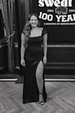 I tried this dress on the night I got it and SWORE it didn't fit. I waited until the day of my event to give it 1 last chance & by some grace of God... She fit. She was -very- snug but she didn't squeeze unwanted skin/fat/muscle, so she was worn. I will say, that I did take it off/on again before my actual event (by myself) & two of the plastic boning parts came out of the sides but not mad about it since it made it that much more comfortable. I reallllly just needed the rib part of this dress to have a little give or even an inch of room & it would have been a "made-for-me fit". Anyway, I got so many compliments on this dress & felt like a million dollars. I will say, I don't know who decided the slit of this dress needed to go up to the heavens, but sheesh... that required two safety pins for secure closure. This dress looks hot with the shoulders up or with the shoulders hanging. I waited till the after-party to let it hang and got even more compliments. I am in love if I can ever wear it again, lol. - Jordan S.