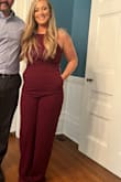Super cute jumpsuit. I got so many compliments wearing this! A little long even with heels was the only downfall. - Caitlin R.