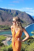 I typically don't wear bright colors but got this for a wedding ceremony in Hawaii and was pleasantly surprised with how it worked out! Soft, wrinkle-resistant, and looked great! I am typically S/4 but often M in Lulus. Got this in a M and liked the fit. - Lisa H.