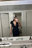 I bought this for my friend's all black wedding and it was such a hit. It's a flattering cut, it supported my breast really well, and the tulle on top is such a fun addition. Got so many compliments on it. - Sarah L.