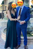I wore this to a formal wedding and it was perfect/got lots of compliments! It was very comfortable did have to get it hemmed. My only negative is that when I sat down even with my tape it would gape forward so that was kind of annoying. But I will definitely wear it again in the future and still think it was a perfect choice for this wedding/good quality. - Lauren G.