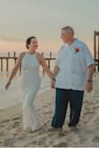 I absolutely loved this dress for our 10-year vow renewal in Cozumel, Mexico in August. It was perfect for the beach and the length was great with my sandals. If you're shorter, you may have to get the dress hemmed unless you plan to wear heels. If you are larger than a C cup, it could be a little snug in the breast area. - Anastasia H.