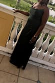 Bought this dress for a wedding, fits nicely, love the length (I wore 2-inch heels), and split at the side. The material was of good quality. - Lafern N.