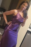 Dress was perfect for this fall wedding at Renault Winery in NJ.  It was a showstopper.  The color is beautiful, and the style is definitely eye catching.  Dress was a bit too long so I had to alter it. - Lisa R.