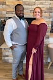 The dress fit perfectly. No alterations needed. A little long if I didn't wear heels. Made my night truly amazing. - Abigail A.