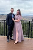 Wore this to a wedding in Colorado. Quality of the material is amazing as always with Lulus. It felt amazing on and the back slits and the leg slit were the perfect accents. Very slimming design as well. - Melissa D.