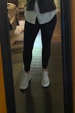These sneakers are so cute. I'm usually a 10 or a 10.5, so I chanced a size 11. Thank God I did, because my toes were right up against them. The tops fit really loosely too, so they'd be perfect if you have wide feet (or tall feet if that's a thing). I wish they were a little more comfortable, but they did the trick and I got lots of compliments! And for $30 at the last minute, I'd say a win overall! - Olivia B.