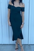 I got a ton of compliments on this dress for the fit, unique style, color, etc. The quality is really nice, no stretching out, no see-through and I never had to pull the sleeves up, it stayed right in place. - Hailie C.