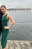 It was perfect! The color and fit were great. I received a lot of compliments. The material was comfortable and stretchy. - Marissa O.
