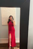 The dress was perfect. I am a bit short so It was a little long on me but other than that. Amazzzzing! - Camry S.