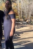 I was having a hard time finding a dress with my body type. This dress fits like a glove and looked really nice! The only that was annoying was trying to put it in and take it off lol. - Laura F.