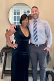 The dress was just as pretty in person as advertised! Loved the deep jewel tone. Fits great. It was probably too much cleavage for the event I wore it to but I covered it with a lace top. Lots of compliments! - Ivanola H.