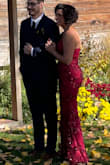 I wore this dress as the mother of the groom and I felt fabulous! I had a little misshapen when hugging my son after the mother-son dress and the strap broke, so I had to change afterward. Aside from that, the dress is gorgeous, and I received many compliments! - Lucia Q.