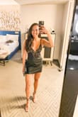 Fit like a glove and THE best skirt I've ever worn! Has pockets too! Perfect for my girl's Vegas trip! I paired it with a bodysuit and heels and it's the most comfortable outfit out! Buy this ladies - you won't regret it! - Christina C.