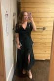Since I'm 5'0", this dress almost fell to the floor but it was a perfect wedding guest dress. The bust area was a little loose but other than that, a very comfortable and pretty dress! - Kimberly B.