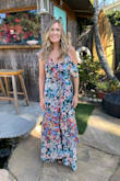 Super feminine and cute, Great fit. Love the hunter green lining. I got lots of compliments. Fun dress to dance all night in! - Lynda S.