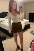 Bought this skirt for our family Christmas pictures. It's VERY cute. The only complaint I had was it runs pretty small. I'm 132lbs and 5'5". I usually wear a size 6 in jeans/dresses. Usually buy a size small. According to the sizing chart I thought a small would be appropriate but it was hilariously too small. Other than that once I got the medium I was super happy with it! - Jessica W.