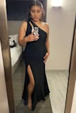 Got so many compliments on this dress! The fit was perfect and you could never go wrong with a nice black dress. - Stephanie B.