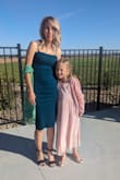 The dress was perfect for a fall wedding! The color is a beautiful gem teal and the fabric clung to all the right places and flattered my curves. - Michele S.