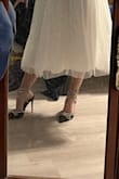 I'm so weird about feet and shoes, so when I fell in love with these on the website, I knew I had to try them. They are beautiful on! I laced them differently than what was shown on the website and I think they stayed on my feet better. I definitely need to get extra padding for the ball of your foot though. Also, if you have a high arch like me, it may take a moment to situate your foot to the sole comfortably. - Hannah B.