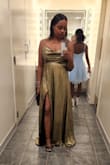 It's a bit long but a very beautiful dress! - Ashley W.