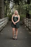 My Daughter wore this to Homecoming and it was so cute on her.  For those saying it doesn't come with straps, I thought that too but they were attached in a small ziplock style baggie on the inside of the skirt. - Adrienne R.