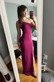 I bought this dress as an option for a wedding I was attending. I ultimately went with another option, but kept this dress to wear another time because I loved it so much. I initially ordered an XS (I'm usually between an XS and small from Lulus), but it was pretty tight and wasn't a good look for me. I sized up to a Small (pictured) and absolutely loved it. Can't wait to have an event to wear this dress to! - McKenzie S.
