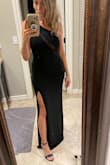 This dress fit and was the perfect stretch with elegance. Perfect black tie wedding attire! - Elizabeth P.