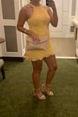 This dress is so beautiful! I'm always impressed with the dress quality when I order from Lulus!! The only downside is this dress gets caught on things, that's just the dress overall and not a flaw by the designer. I would wear this again and will continue to recommend Lulus!! - Tara G.
